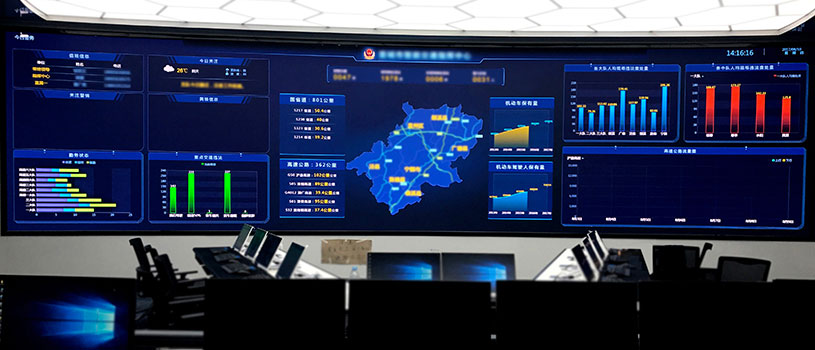led display for control room